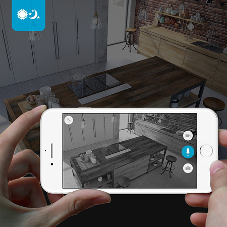 Zmodo Wireless Two-Way Audio Security Camera & 6-Month Cloud Storage - All Inclusive Bundle - Smart HD WiFi IP Cameras with Night Vision