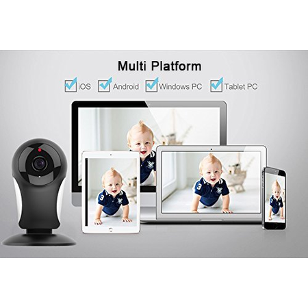 Home Security Camera System, HOCOSY HD 960P Wireless IP Camera Support 2.4GHz Wifi, Day/Night Vision, Indoor/Outdoor Cam for House, Baby, Pet Security