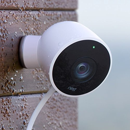 Nest Cam Outdoor Security Camera, Works with Amazon Alexa