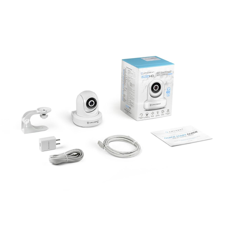 Amcrest UltraHD 2K (3MP/2304TVL) WiFi Video Security IP Camera with Pan/Tilt, Dual Band 5ghz/2.4ghz, Two-Way Audio, 3-Megapixel @ 20FPS, Wide 90° Viewing Angle and Night Vision IP3M-941W (White)