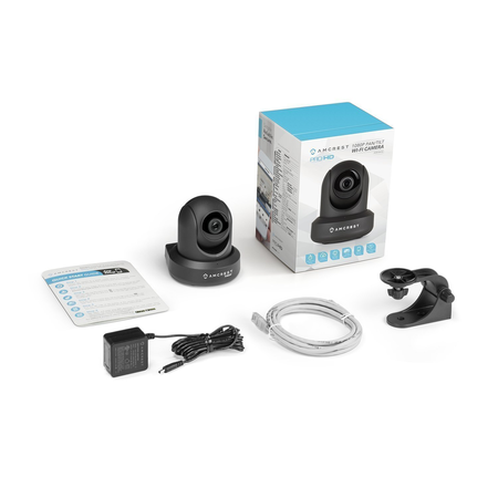 Amcrest IP2M-841 ProHD 1080P (1920TVL) Wireless WiFi IP Camera, Black