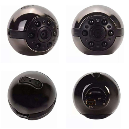 Spy Hidden Camera, Moosoo 1080P/720P HD 6 LED Infrared Night Vision Motion Detection Camcorder Video SD Card Storage Nanny Cam Home Security Camera