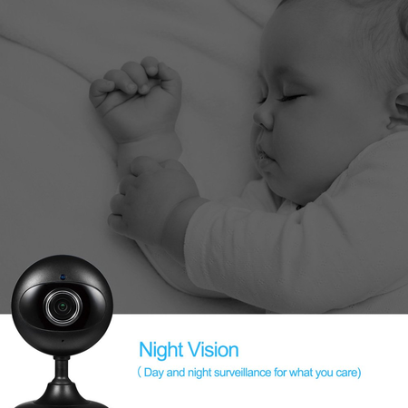 Wansview Home Security Camera, 720P WiFi Wireless IP Camera for Baby /Elder/ Pet/Nanny Monitor with Night Vision K2 4Pack (Black)