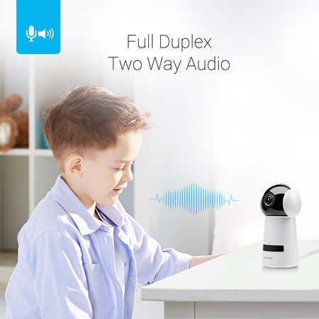 Zmodo Wireless 1080p PT Two-Way Audio Camera & 6-Month Cloud Storage - All Inclusive Bundle - Smart HD Outdoor WiFi IP Cameras with Night Vision