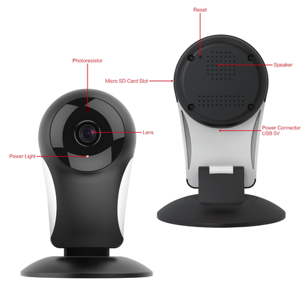 Home Security Camera System, HOCOSY HD 960P Wireless IP Camera Support 2.4GHz Wifi, Day/Night Vision, Indoor/Outdoor Cam for House, Baby, Pet Security