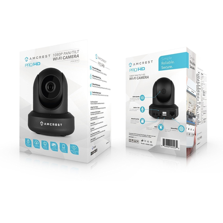 Amcrest IP2M-841 ProHD 1080P (1920TVL) Wireless WiFi IP Camera, Black