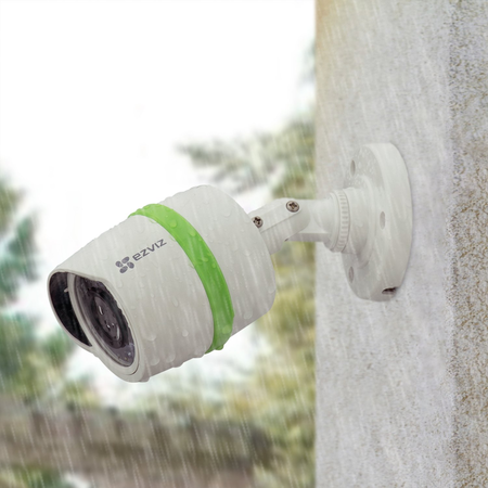 EZVIZ FULL HD 1080p Outdoor Video Security Add-on Bullet Camera, Weatherproof, 100ft Night Vision, Customizable Motion Detection, Included 60ft BNC Cable