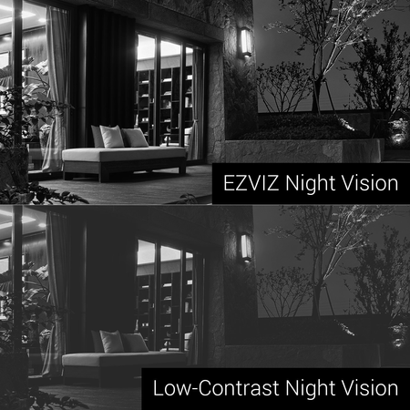 EZVIZ FULL HD 1080p Outdoor Surveillance System, 8 Weatherproof HD Security Cameras, 16 Channel 2TB DVR Storage, 100ft Night Vision, Customizable Motion Detection