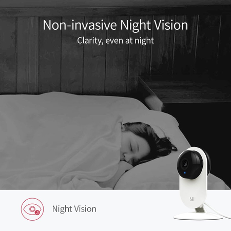 YI 4pc Home Camera, Wireless IP Security Surveillance System with Night Vision for Home, Office, Shop, Baby, Pet Monitor - Cloud Service Available