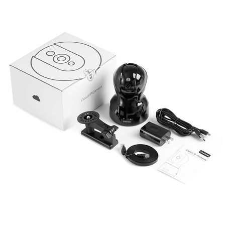Wireless Security Camera, KAMTRON HD WiFi Security Surveillance IP Camera Home Monitor with Motion Detection 2 Way Audio Night Vision,Black