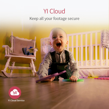YI 4pc Home Camera, Wireless IP Security Surveillance System with Night Vision for Home, Office, Shop, Baby, Pet Monitor - Cloud Service Available