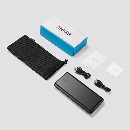 Anker PowerCore 26800 Portable Charger, 26800mAh External Battery with Dual Input Port and Double-Speed Recharging, 3 USB Ports for iPhone, iPad, Samsung Galaxy, Android and other Smart Devices