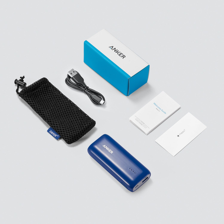 [Upgraded to 6700mAh] Anker Astro E1 Candy-Bar Sized Ultra Compact Portable Charger, External Battery Power Bank, with High-Speed Charging PowerIQ Technology