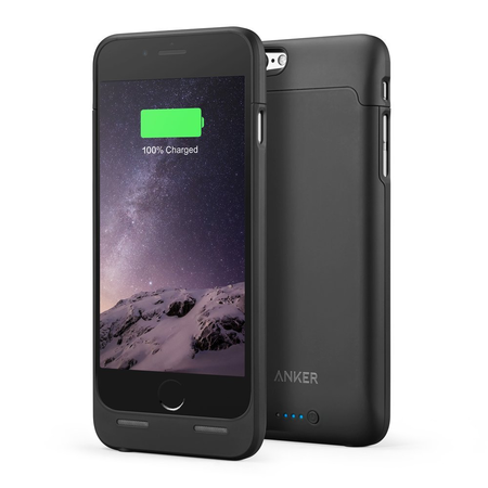 iPhone 6 / 6s Battery Case, Anker Ultra Slim Extended Battery Case for iPhone 6 / 6s (4.7 inch) with 2850mAh Capacity / 120% Extra Battery [Apple MFi Certified] (Black)