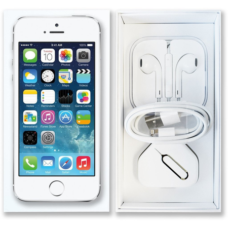 Apple iPhone SE 16 GB Factory Unlocked, Silver (Certified Refurbished)