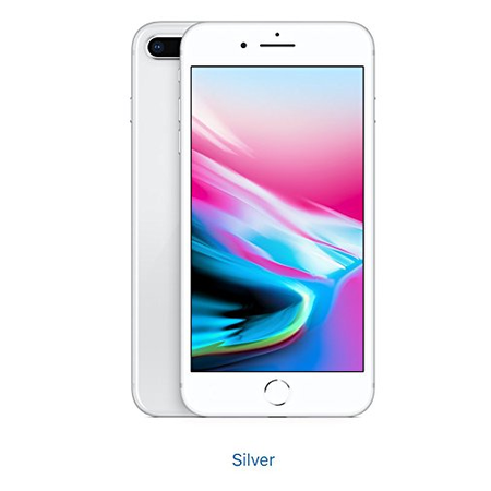 Apple iPhone 8 Plus 5.5", 64 GB, Fully Unlocked, Silver