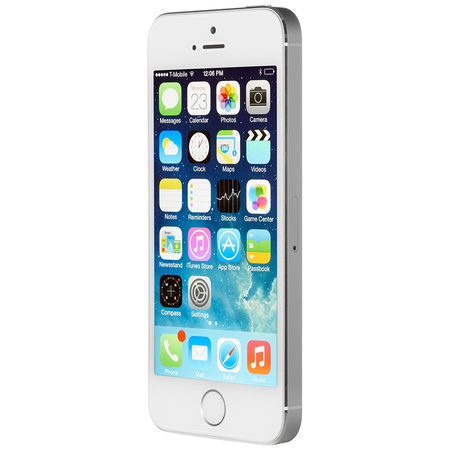 Apple iPhone 5S 16GB Factory Unlocked GSM Cell Phone - Silver/White