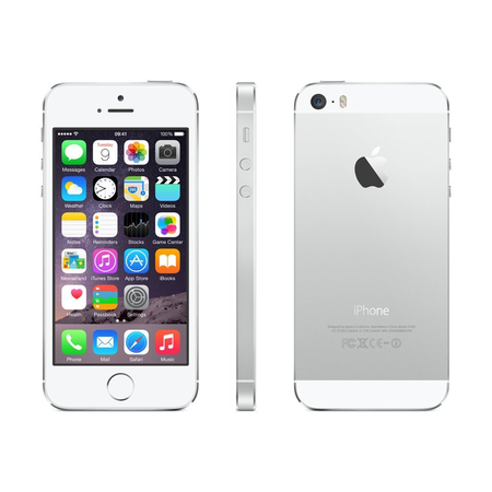 Apple iPhone 5S 16GB Factory Unlocked GSM Cell Phone - Silver/White