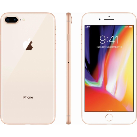 Apple iPhone 8 Plus 5.5", 64 GB, GSM Unlocked, Gold