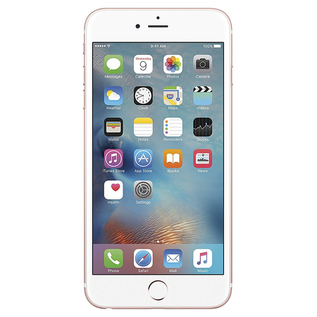 Apple iPhone 6S Plus, Fully Unlocked, 128GB - Rose Gold (Certified Refurbished)