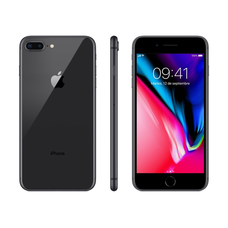 Apple iPhone 8 Plus 64GB Factory Unlocked Smartphone MQ8D2LL/A Space Gray 4G LTE 12MP iOS