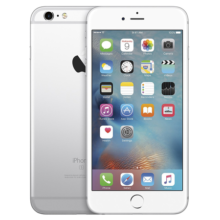 Apple iPhone 6S Plus, Fully Unlocked, 64GB - Silver (Certified Refurbished)