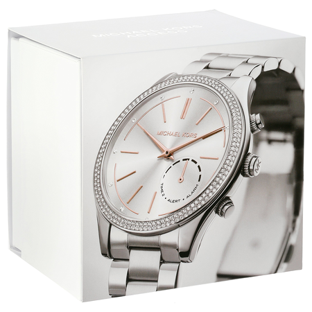 Michael Kors Access Hybrid Silver Slim Runway Smartwatch MKT4004