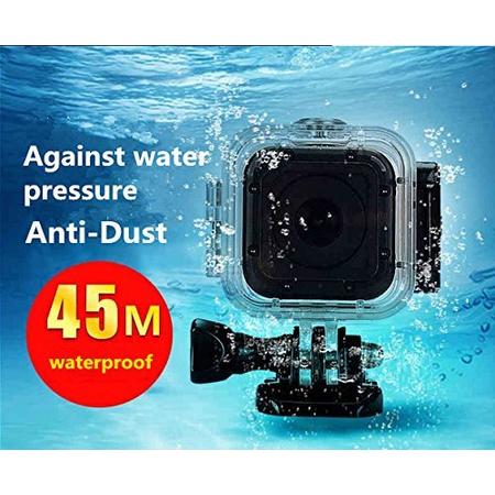 Taotree GoPro HERO Session 5 Waterproof Housing Standard Protective Case Replacement with Bracket & Screw for GoPro HERO5 Session 45m Underwater Diving