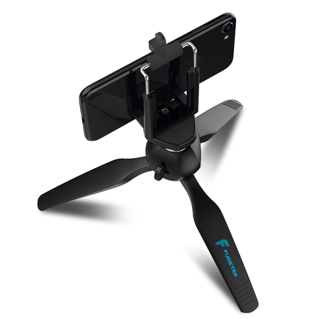 Premium Mini Tripod with phone mount, Fugetek Table Top stand for Gopro, Smartphones, Compact Cameras and DSLRs