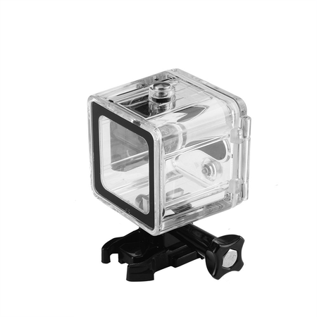 Lightwish 45M (150 Feet/50 Yard) Underwater Diving Waterproof Housing Protective Case Accessory Kit With Bracket For GoPro Hero4 session (Black)
