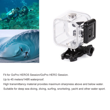 Kupton Accessories for GoPro Hero 5 Session/ Hero Session Bundle Action Camcorder Camera Accessories Mounts Waterproof Housing Case Chest Head Bike Car Backpack Clip Mount