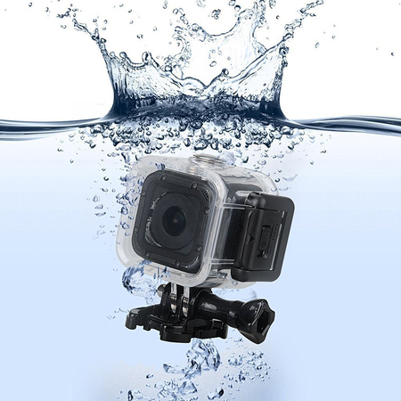 Taotree GoPro HERO Session 5 Waterproof Housing Standard Protective Case Replacement with Bracket & Screw for GoPro HERO5 Session 45m Underwater Diving