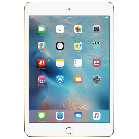 Apple iPad mini 4 (128GB, Wi-Fi + Cellular, Gold)