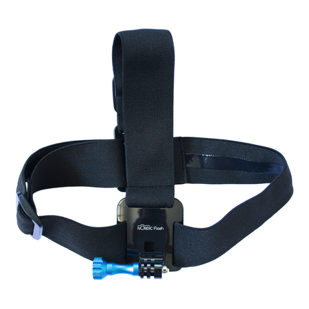 Head Strap Mount for GoPro Cameras - Headband Harness + Aluminum Thumbscrew - Fits ALL Go Pro Hero Models, HERO4, HERO3+ Black Edition, HERO3, HERO2, HERO1, HD & SJ4000 etc.