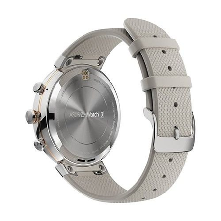 ASUS ZenWatch 3 WI503Q 1.39-inch AMOLED Smart Watch (White Rubber Strap)