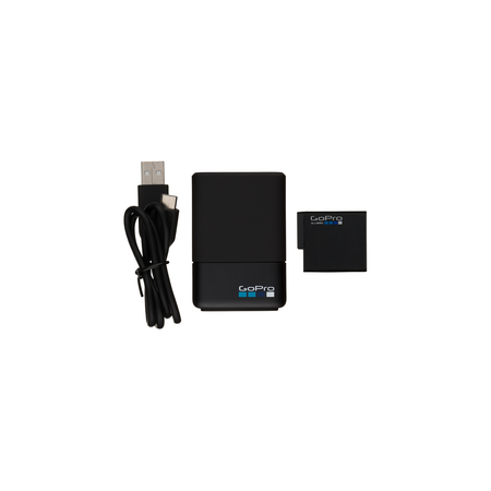 GoPro Dual Battery Charger + Battery (HERO6 Black/HERO5 Black) (GoPro Official Accessory)