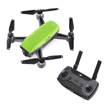 DJI Spark Quadcopter (Meadow Green) CP.PT.000734 + Sony 64GB microSDXC + Card Reader + Fibercloth Bundle