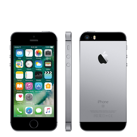 Apple iPhone SE 16 GB Factory Unlocked for GSM ONLY, Black (Certified Refurbished)