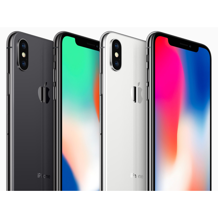 Apple iPhone X, Fully Unlocked 5.8", 256 GB - Silver