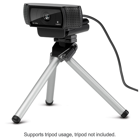 Logitech HD Pro Webcam C920, Widescreen Video Calling and Recording, 1080p Camera, Desktop or Laptop Webcam
