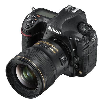 Nikon D850 FX-format Digital SLR Camera Body w/ Nikon AF-S NIKKOR 28mm f/1.4E ED f/1.4-16 Fixed Zoom Camera Lens