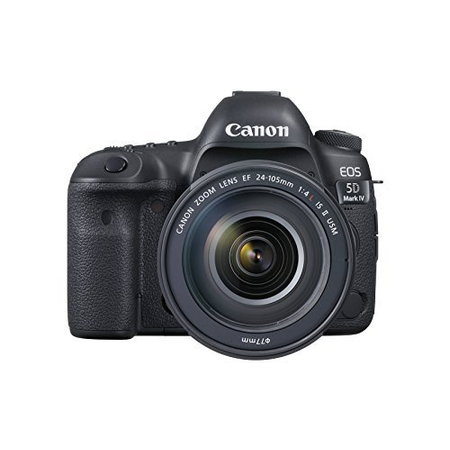 Canon EOS 5D Mark IV Full Frame Digital SLR Camera with EF 24-70mm f/4L IS USM Lens Battery Bundle