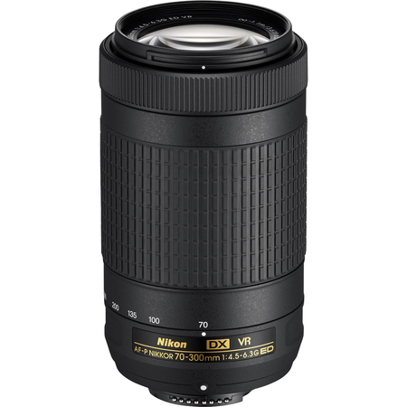 Nikon D7500 DSLR Camera with 18-140mm Lens 1582 + Nikon AF-P DX NIKKOR 70-300mm f/4.5-6.3G ED Lens + Sony 128GB SDXC Card + Digital Slave Flash + HDMI Cable + Carrying Case + Remote Bundle