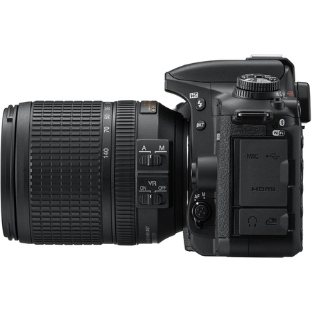 Nikon D7500 DSLR Camera with 18-140mm Lens 1582 + Nikon AF-S DX NIKKOR 55-300mm f/4.5-5.6G ED VR Lens + Sony 128GB SDXC Card + Digital Slave Flash + HDMI Cable + Carrying Case + Remote Bundle