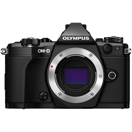 Olympus OM-D E-M5 Mark II Micro 4/3 Digital Camera Body (Black) with 14-42mm EZ & 40-150mm Lenses + 64GB Card + Case + Battery/Charger + Kit