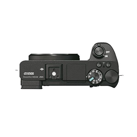 Sony a6500 4K Mirrorless Digital Camera Body with APS-C Sensor ILCE-6500 + 64GB SDXC Memory Card + Dual Battery Kit + Complete Micro 4/3rd Accessory Bundle