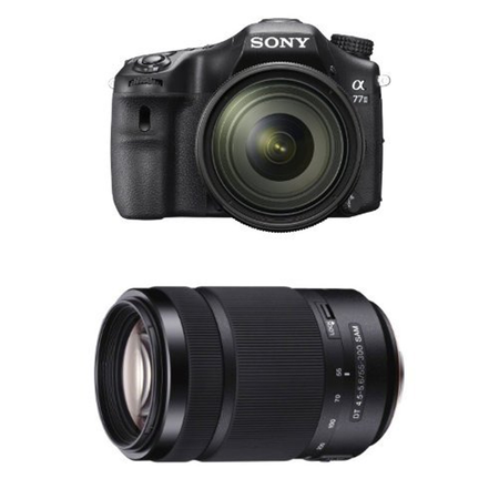 Sony A77II with 16-50mm and 55-300mm Lenses
