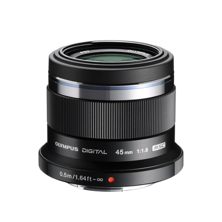 Olympus M. Zuiko Digital ED 45mm f1.8 (Silver) Lens for Olympus and Panasonic Micro 4/3 Cameras