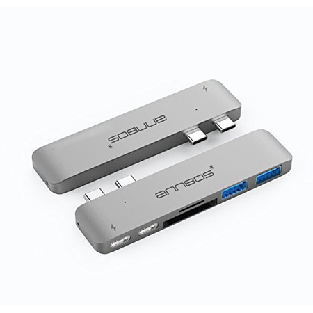 Cáp chuyển đổi đa năng USB-C Hub Type C 6 trong 1 cho Macbook hiệu ANNBOS - USA.