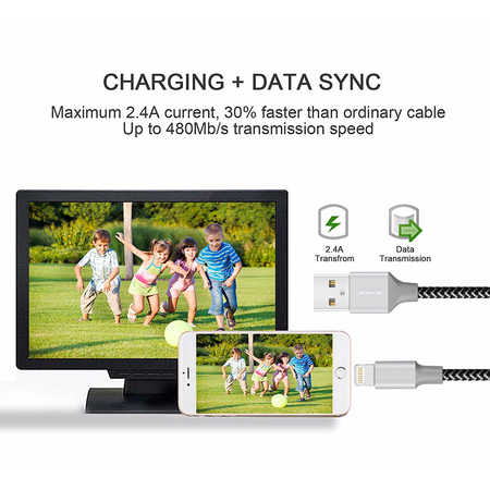 ANNBOS lightning usb charging cable